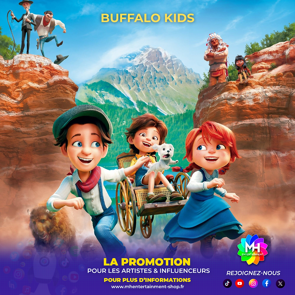 BUFFALO KIDS : UNE ÉPOPÉE ANIMÉE AU CŒUR DE L’ÂME AMÉRICAINE