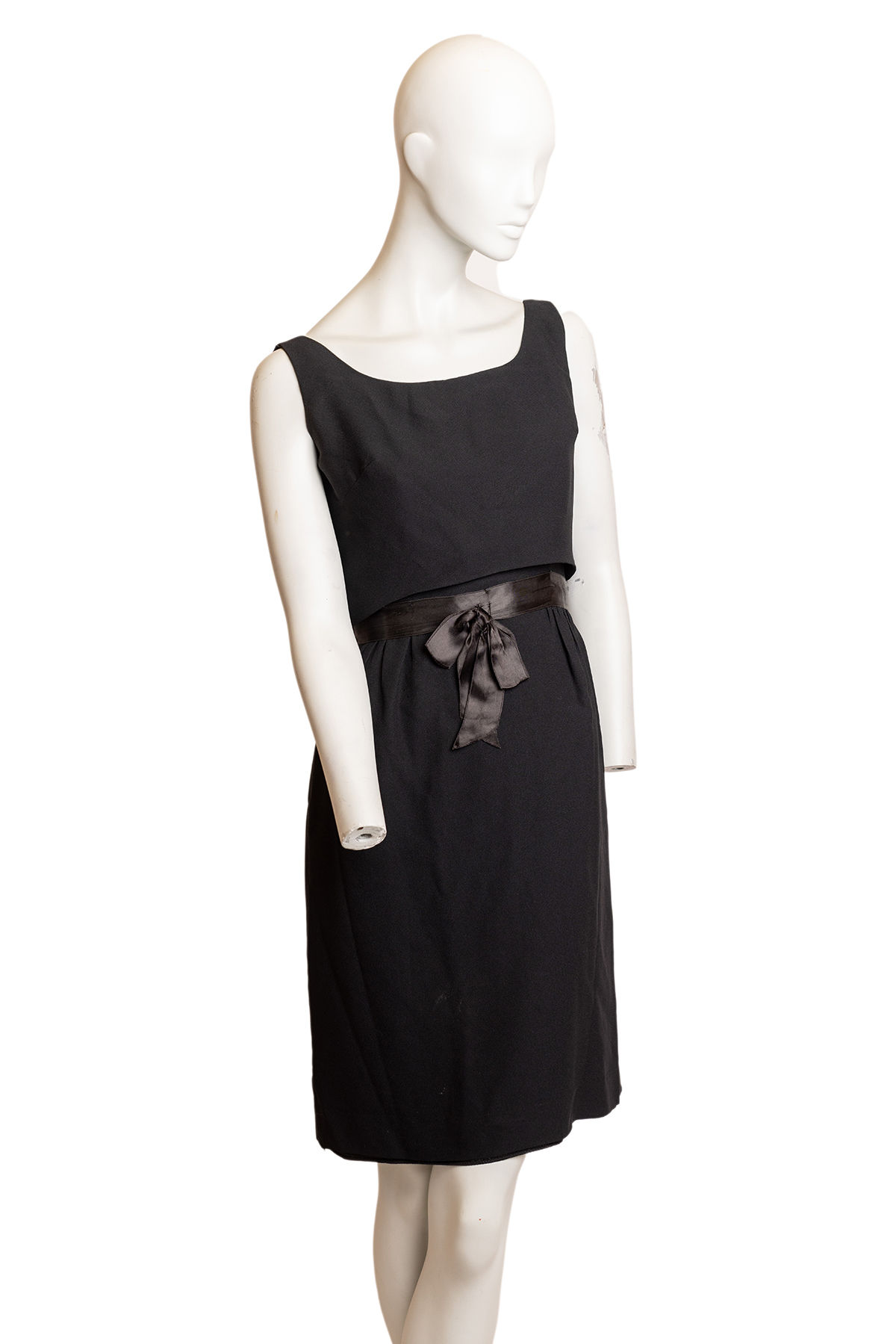 1950s/60s Black Midi Cocktail Dress