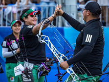 Maya Becerra y Sebastián García en World Games