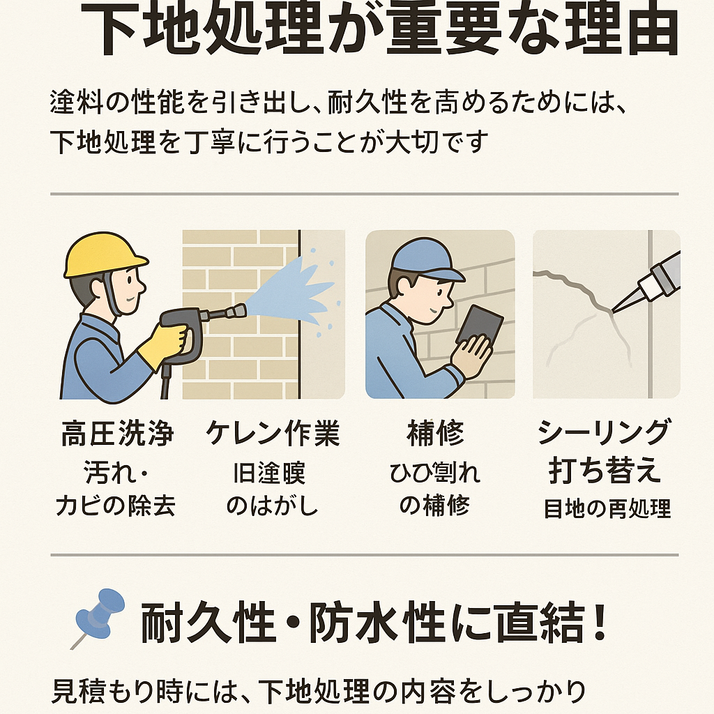 下地処理の重要性