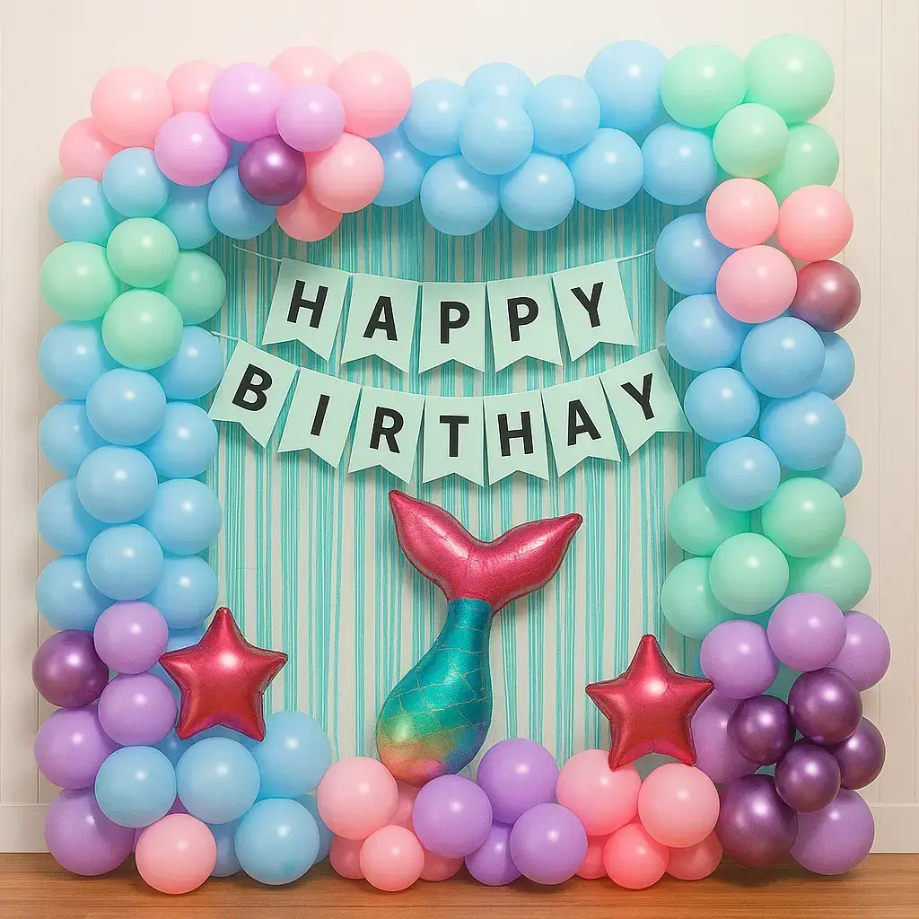 Mermaid Birthday Decoration 