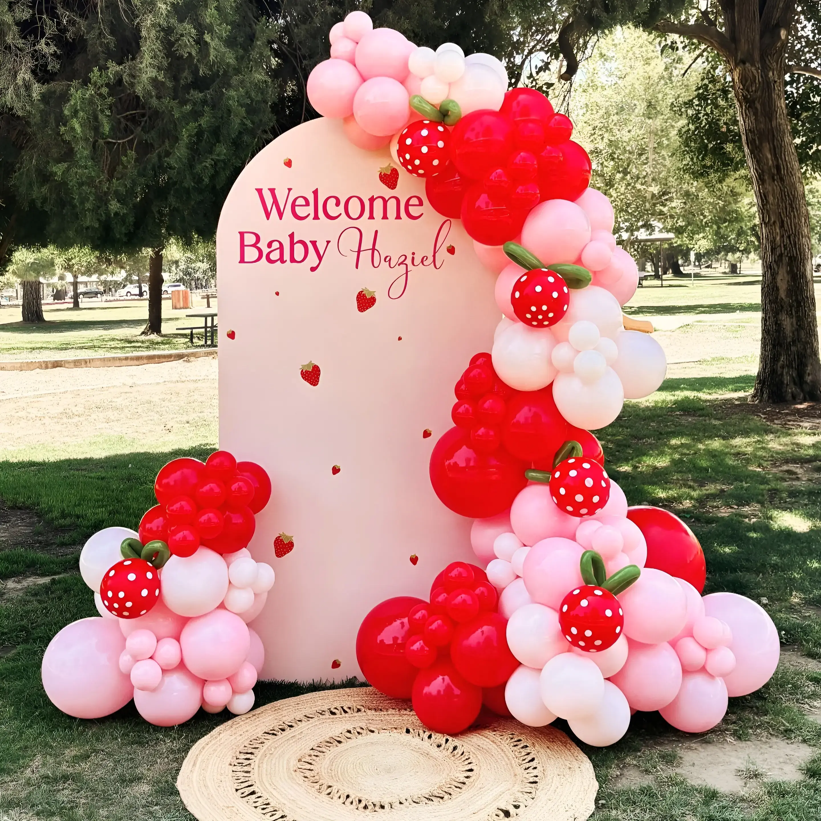 Welcome Baby Balloon Setup