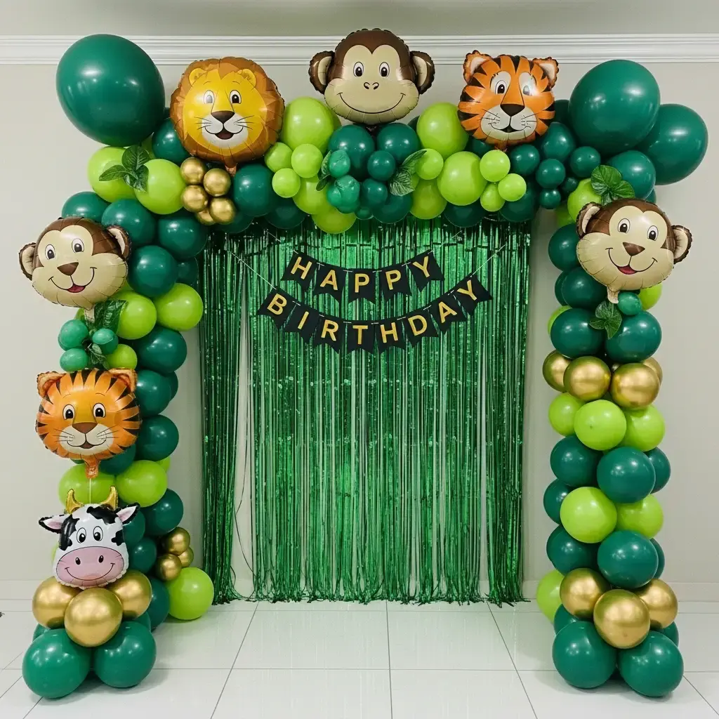 Cute Safari Animals Theme Decor