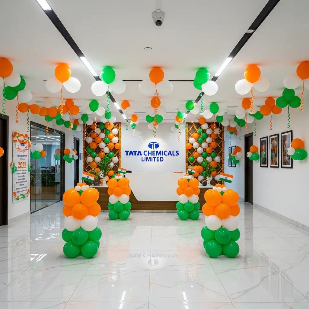 Corporate Republic Day theme decor 