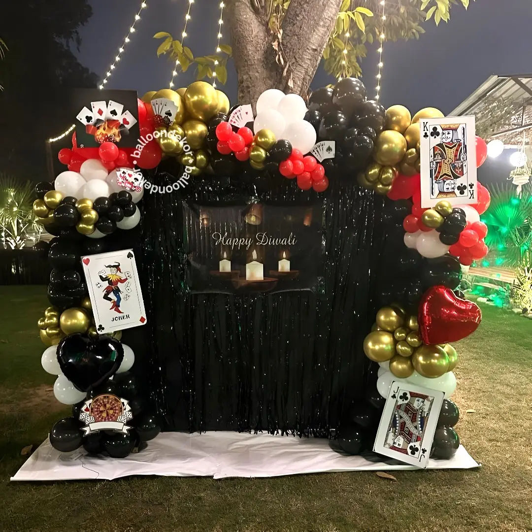 Casino theme Diwali party 