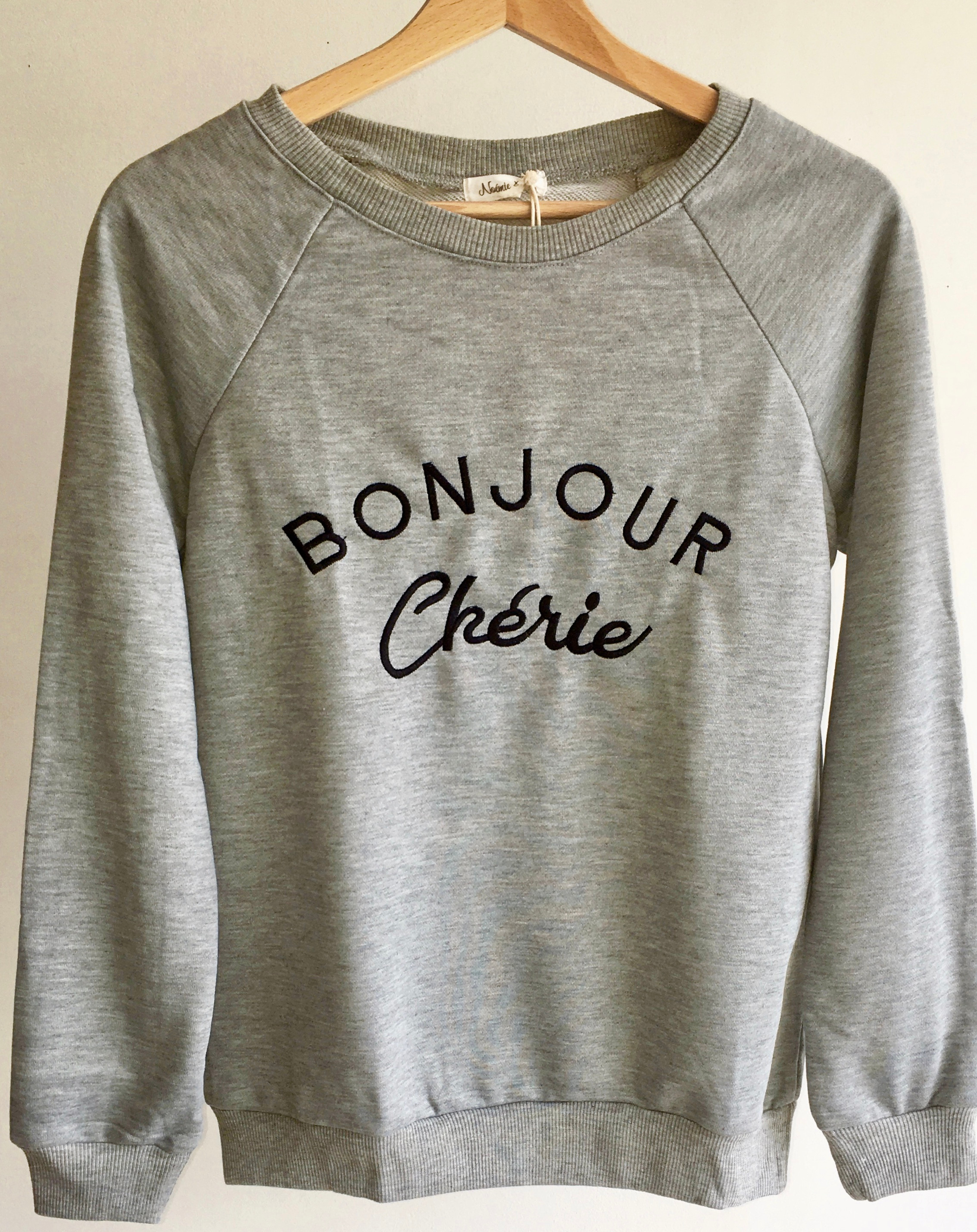 Sweat "Bonjour Chérie" N5379