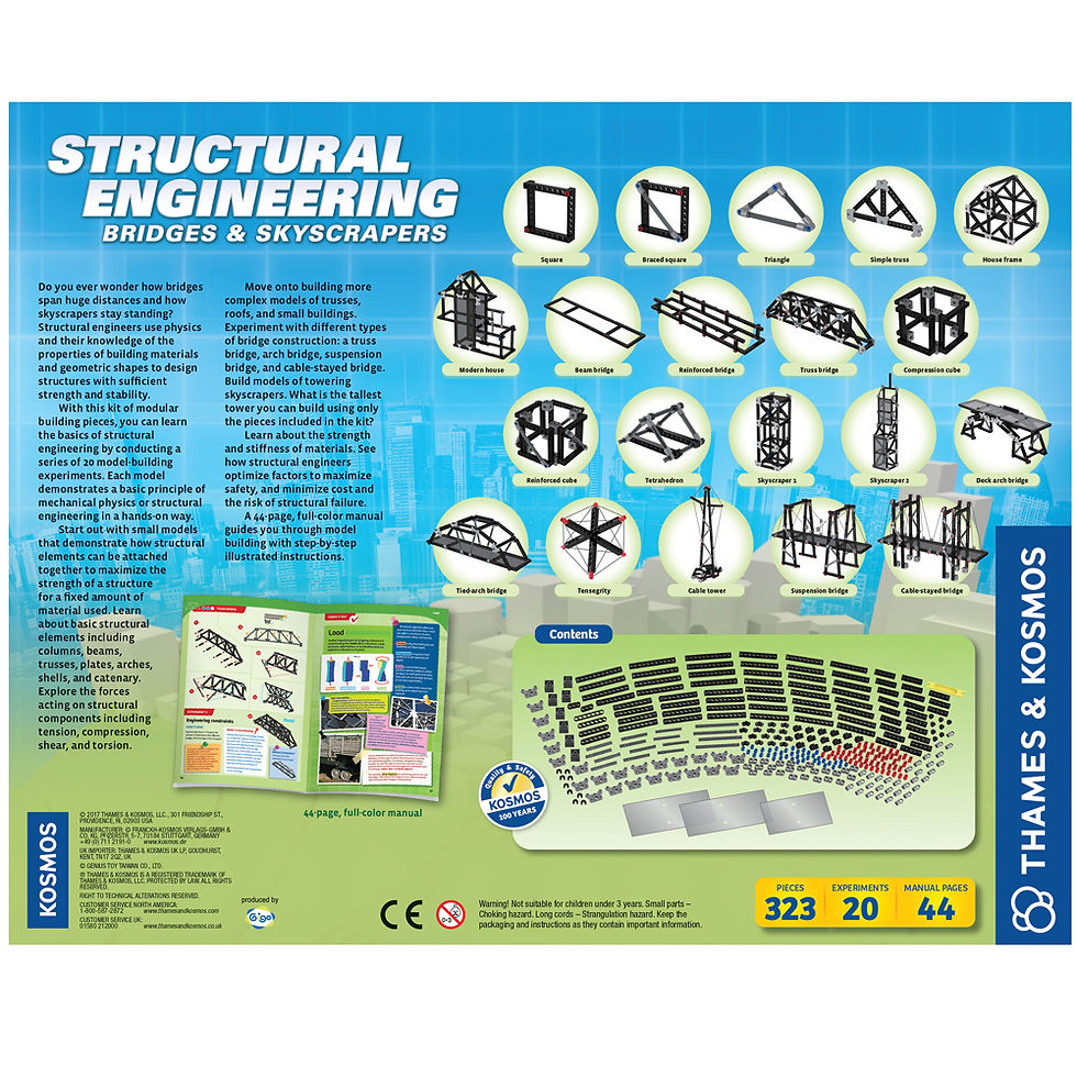 Thumbnail: Thames & Kosmos® Structural Engineering: Bridges & Skyscrapers Kit