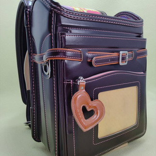 ランドセルリメイク前の焦げ茶色ランドセル