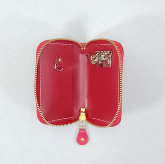 ランドセルリメイクで作った4連キーケース