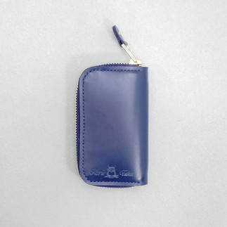 紺色のランドセルをリメイクしたファスナータイプ4連キーケースの制作事例｜アトリエタカ