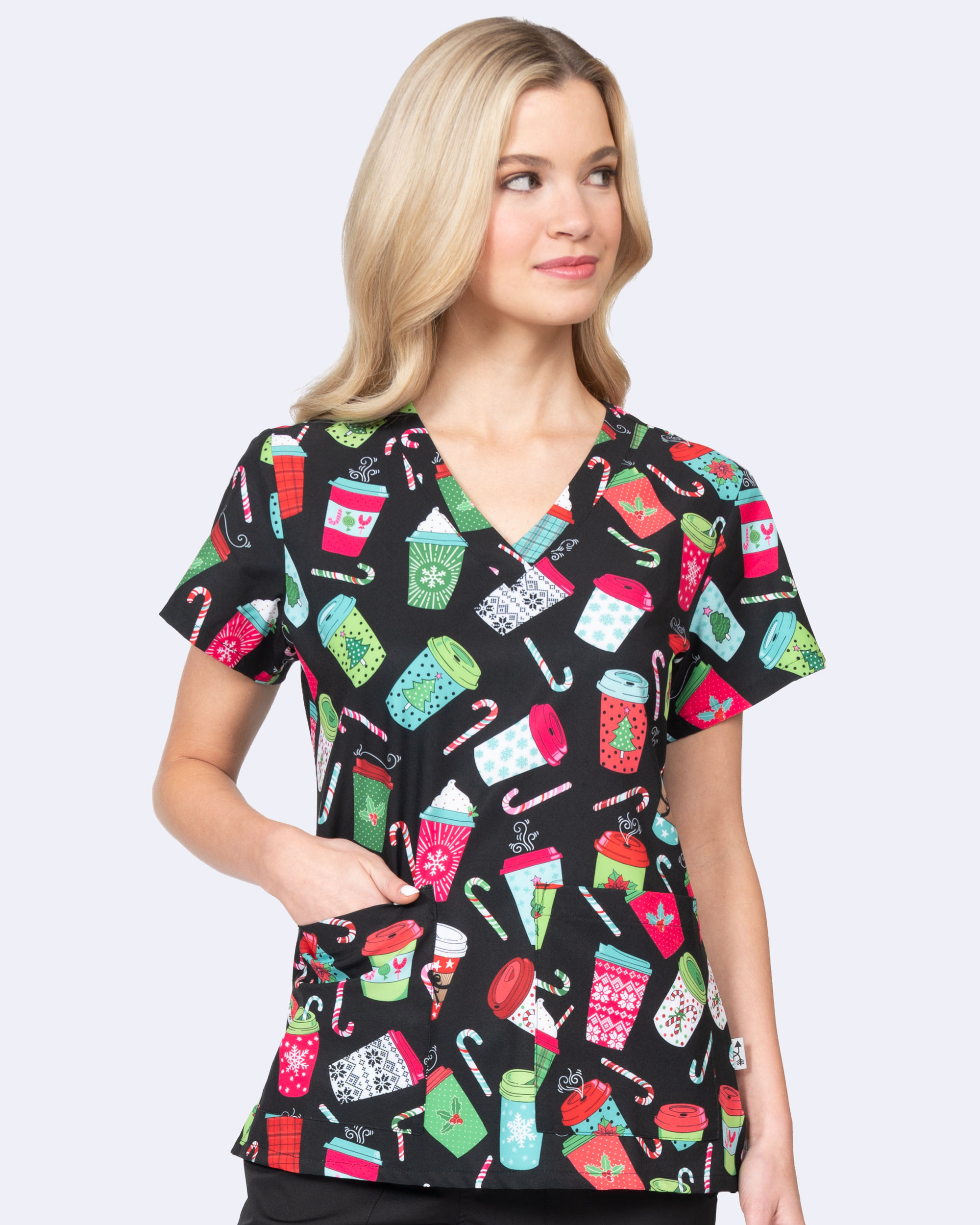 Audrey Print Top - Hot Expectations (1054)