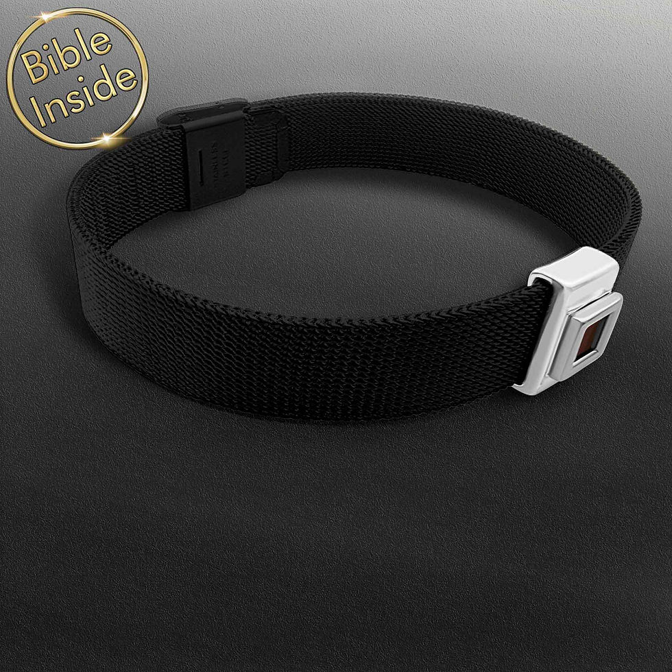 Thumbnail: Christian Bracelet With Nano Bible - Noble Origin Bracelet