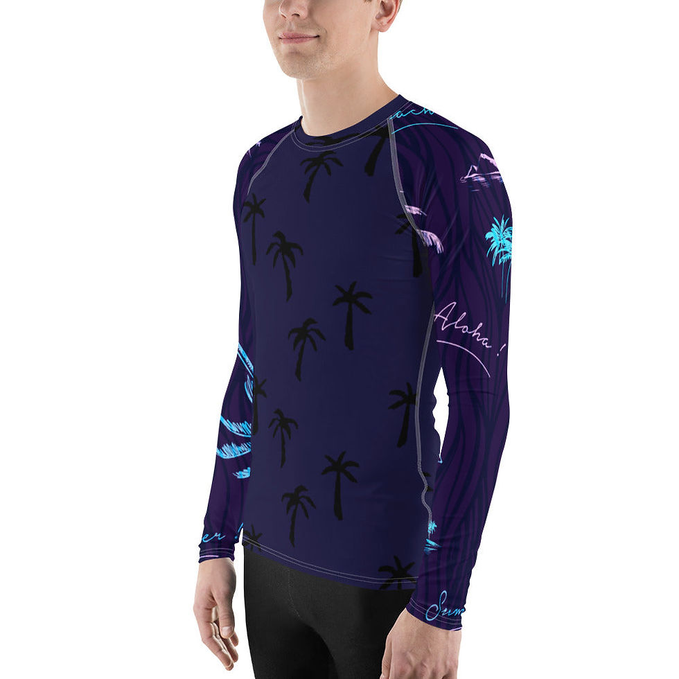 Adventure Time Rash Guard Find Your Coast® Aloha Adventure Rash Guard UPF 50+ | Giving Hood: Shop ...