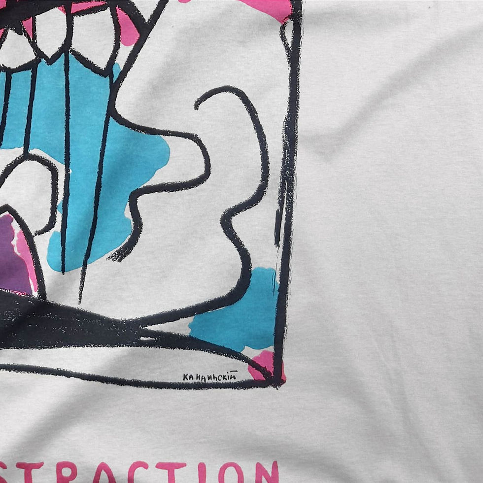 Thumbnail: Wassily Kandinsky - Jusqu'a l'Abstraction 1960 Artwork T-Shirt