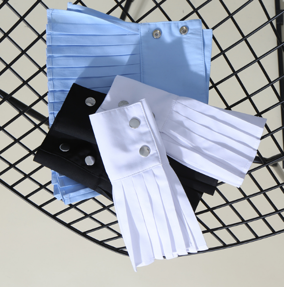 Thumbnail: Zend Pleated Wrist Cuffs