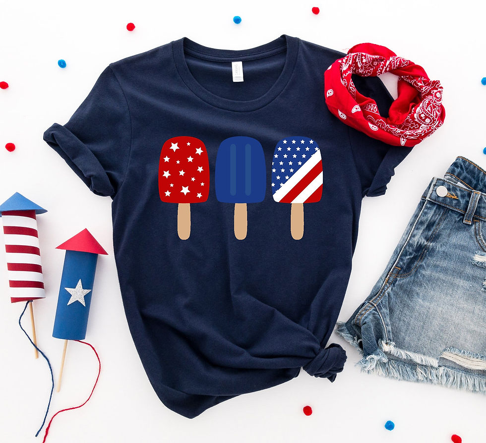 Thumbnail: 4th of July Popsicles T-Shirt