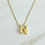 Thumbnail: Balloon Letter Initial Necklace
