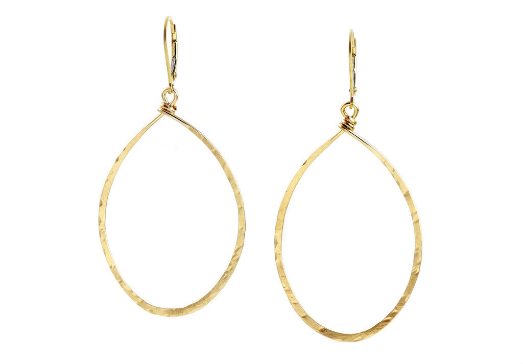 Hanna Hammered Hoops Med