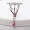 الصورة المصغرة: 316L Surgical Steel Gemmed Tribal Chandelier Top Down Navel Ring
