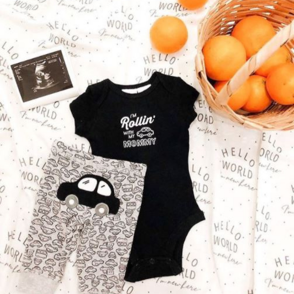 الصورة المصغرة: Muslin Swaddle Baby Blanket - Hello World - Signature Collection - 120x120cm