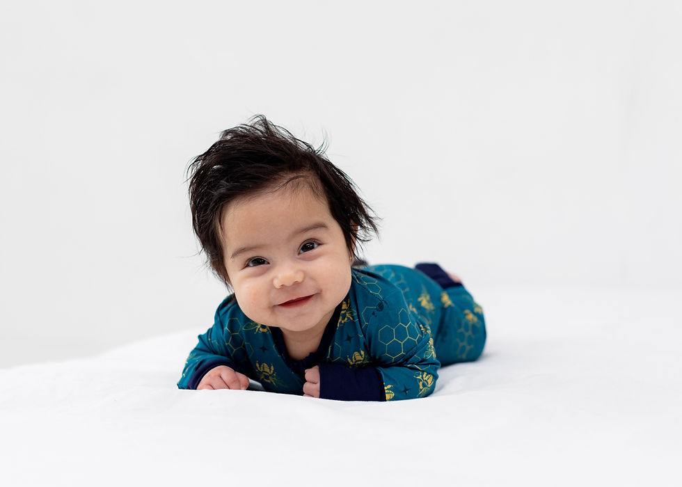 الصورة المصغرة: Bees - Long Sleeve Zipper Sleep Romper