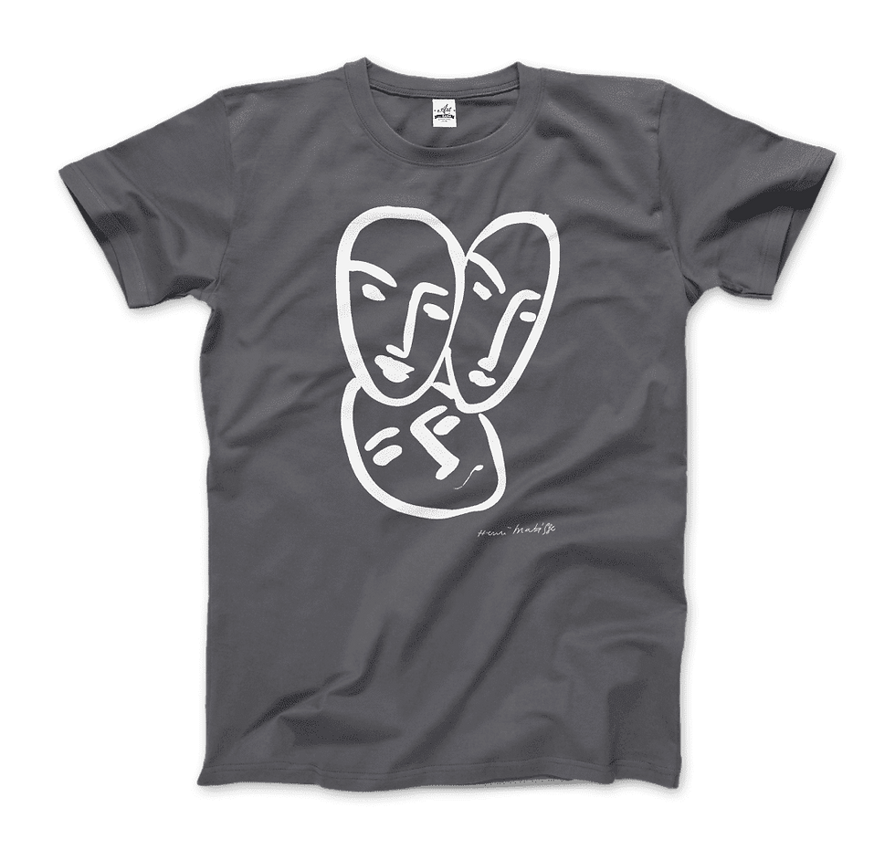 Thumbnail: Henri Matisse Apollinaire Three Heads to Friendship 1952 Art T-Shirt