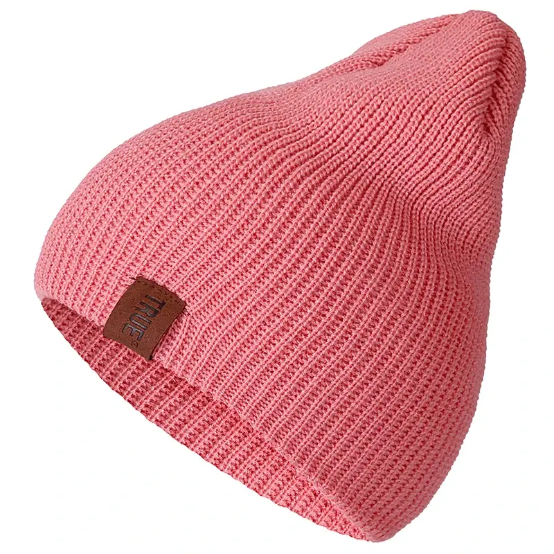Thumbnail: 1 Pcs Hat PU Letter Casual Beanies for Men Women Warm Knitted
