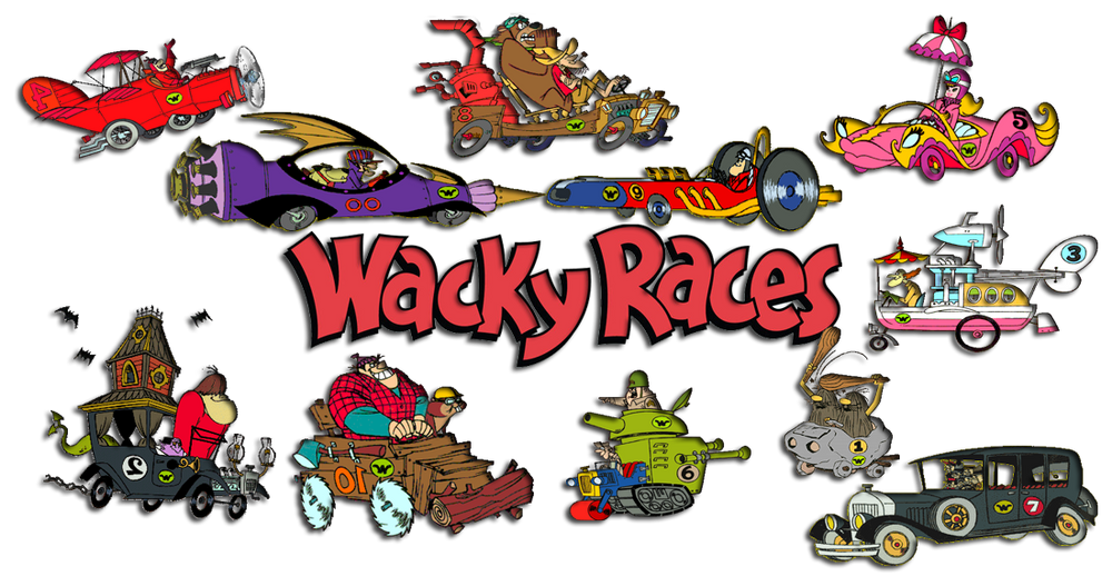 Wacky Races Cartoon Characters Names : Wacky Races Cartoon Barbera ...