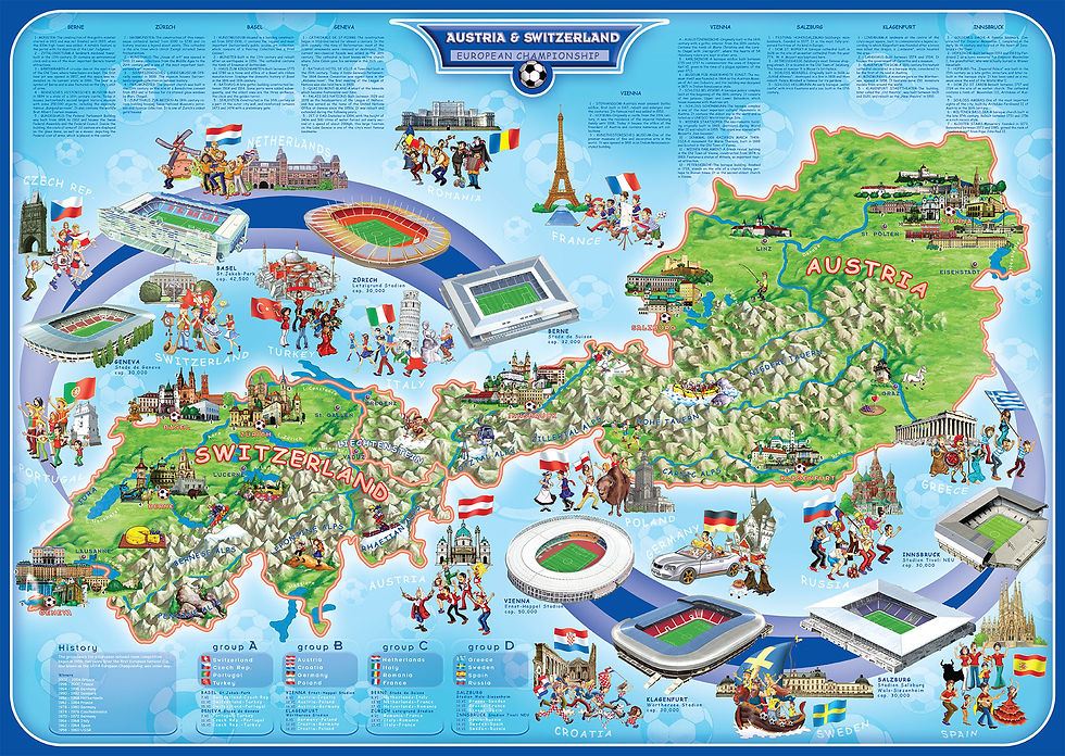 Footbal fan map_Austria and Switzerland 2008