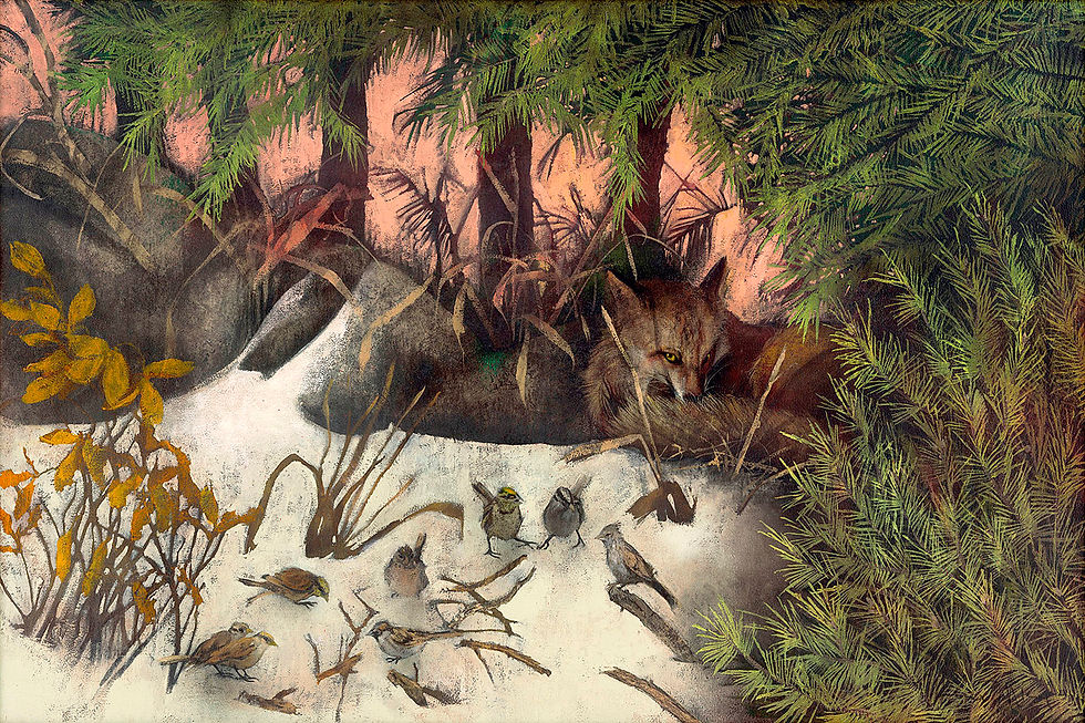 Winter Fox | Figures | Giclee