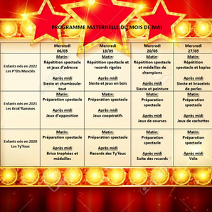 Programme mercredis - Ilot Loisirs