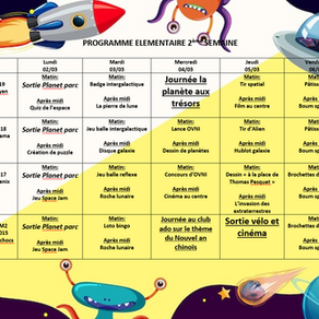 Les programmes des vacances - Ilot Loisir