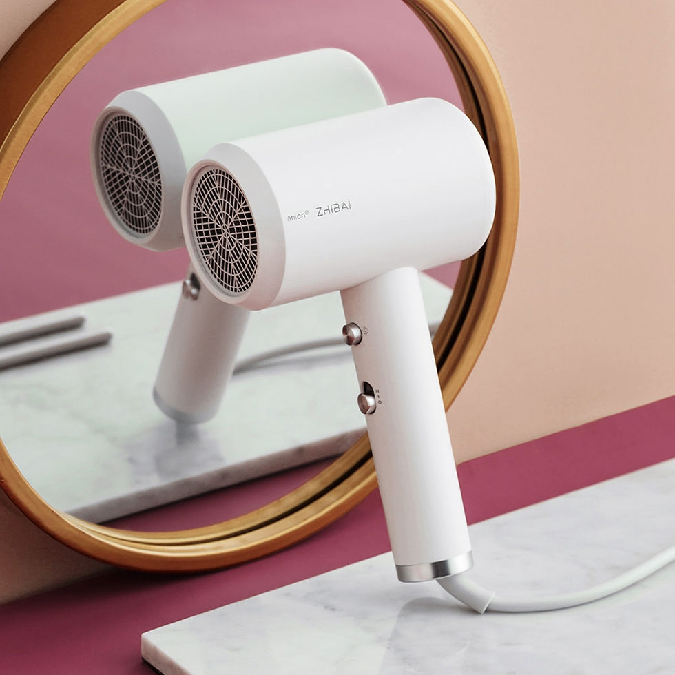 Thumbnail: Zhibai HL311 Household Portable Compact Negative Ion Hair Dryer