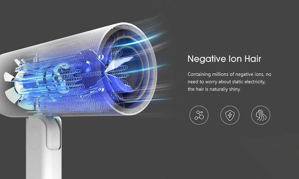 Thumbnail: Reepro RP - HC04 Home High Power Negative Ion Hair Dryer