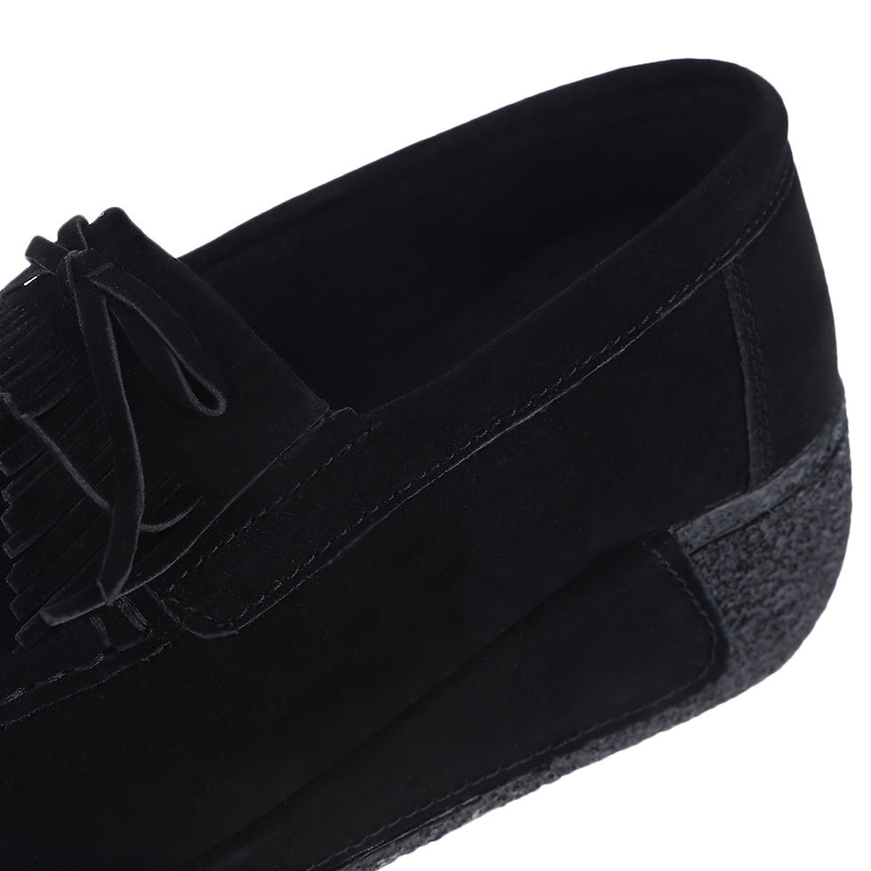 Thumbnail: Stylish Tassel Bowknot Decoration Ladies Comfortable Wedge Shoes