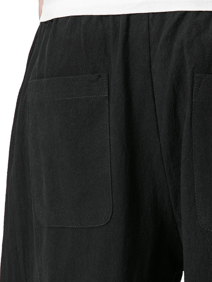 Thumbnail: Cotton Linen Chinoiserie Printed Jogger Pants