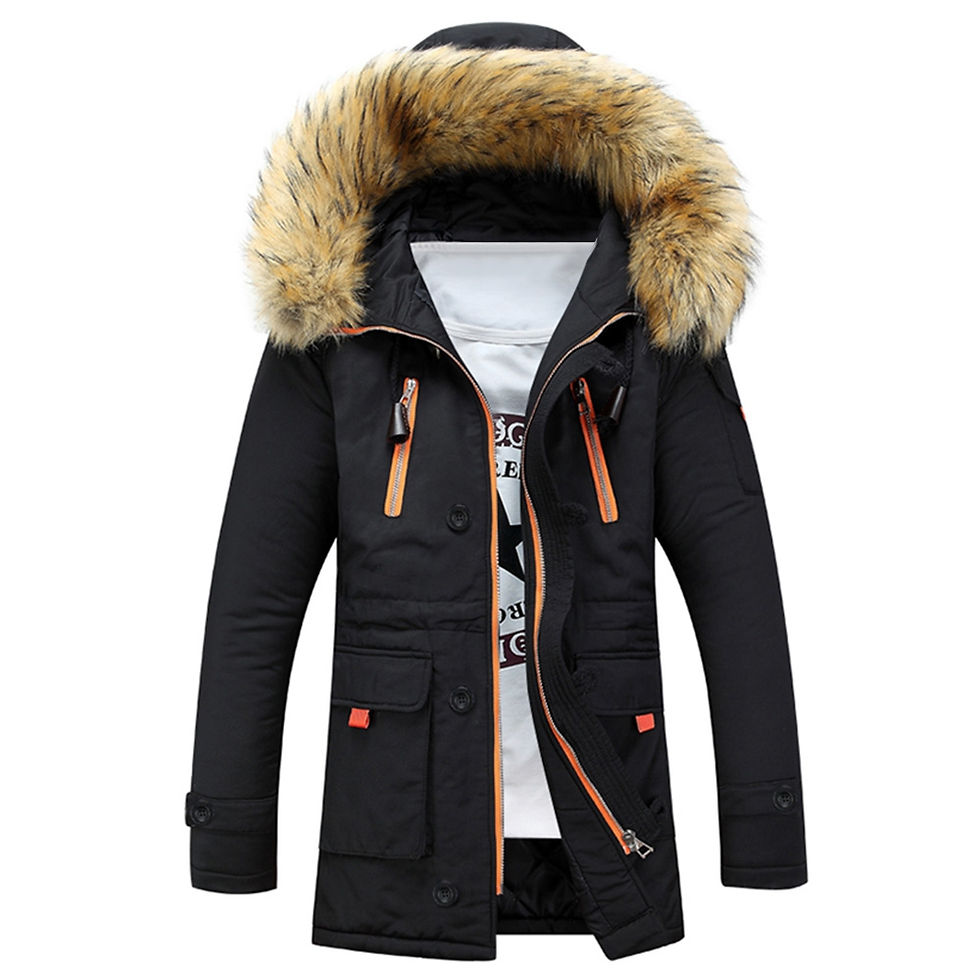 Thumbnail: Cotton Winter Trend Down Cotton Pad Thick Men Jacket