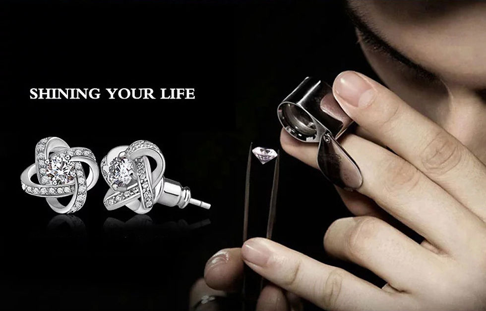 Thumbnail: Eternal Star With Zircon Earrings Gift Eared Nails Ear Drops Jewelry