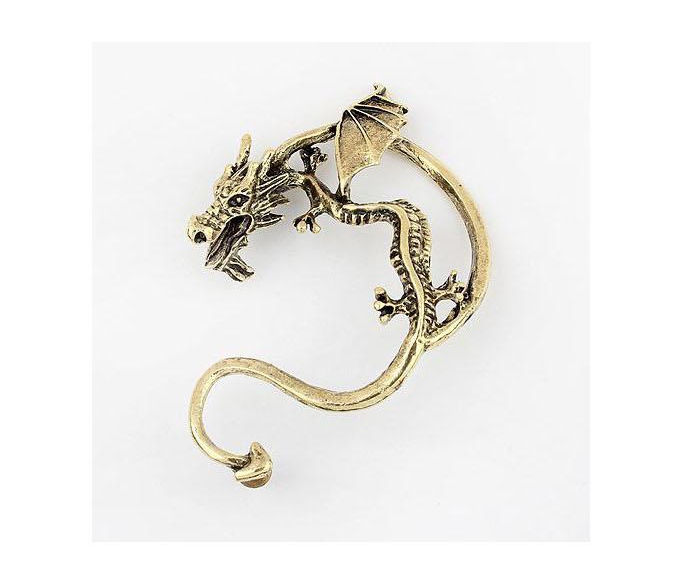 Thumbnail: Gothic Style Dragon Shape Earring