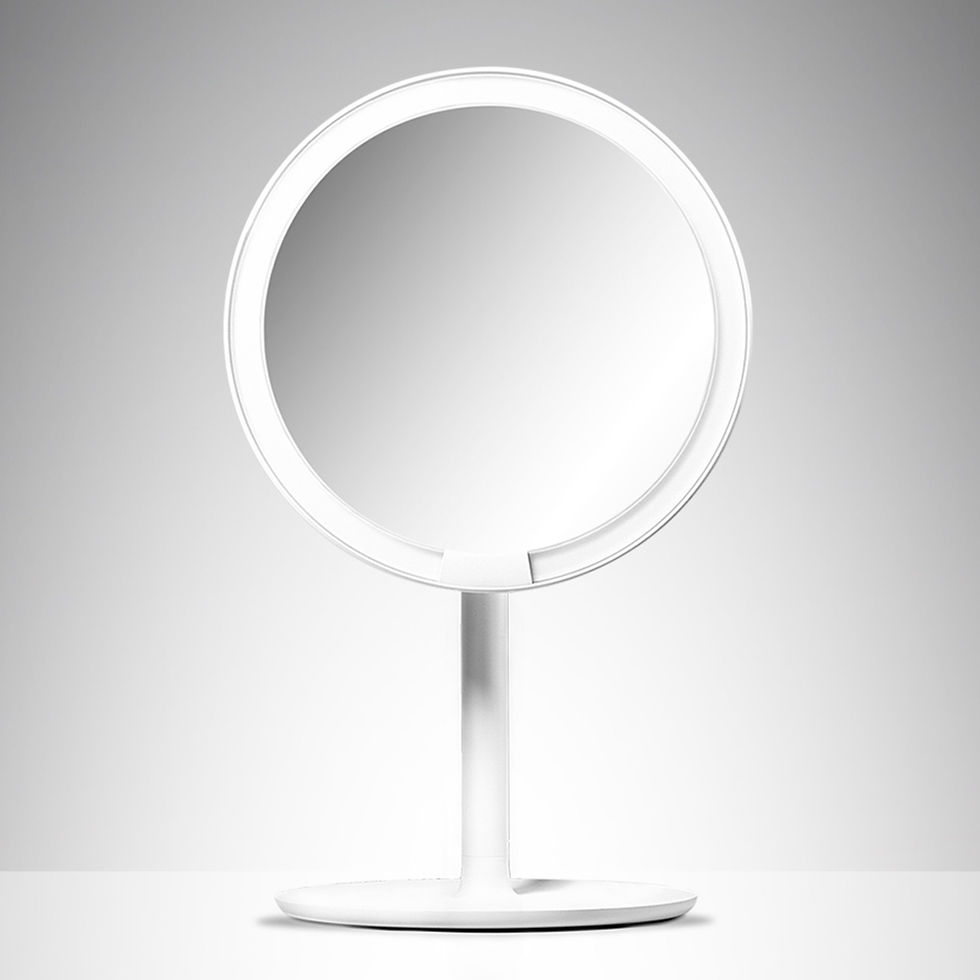 Thumbnail: Mini 6.5 inch True Color LED Rechargeable Makeup Mirror