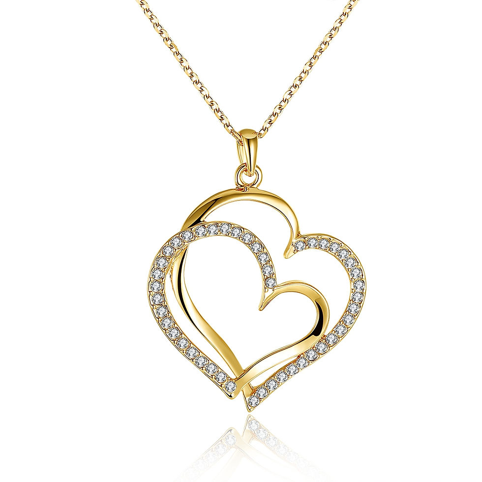 Thumbnail: Environmental Protection Heart Pendant Necklace for Ladies