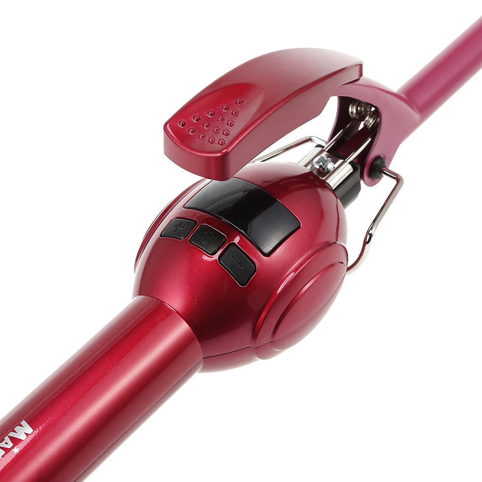 Thumbnail: MARSKE LCD Curling Iron Wand Stick Hair Curler Hairdressing Tool