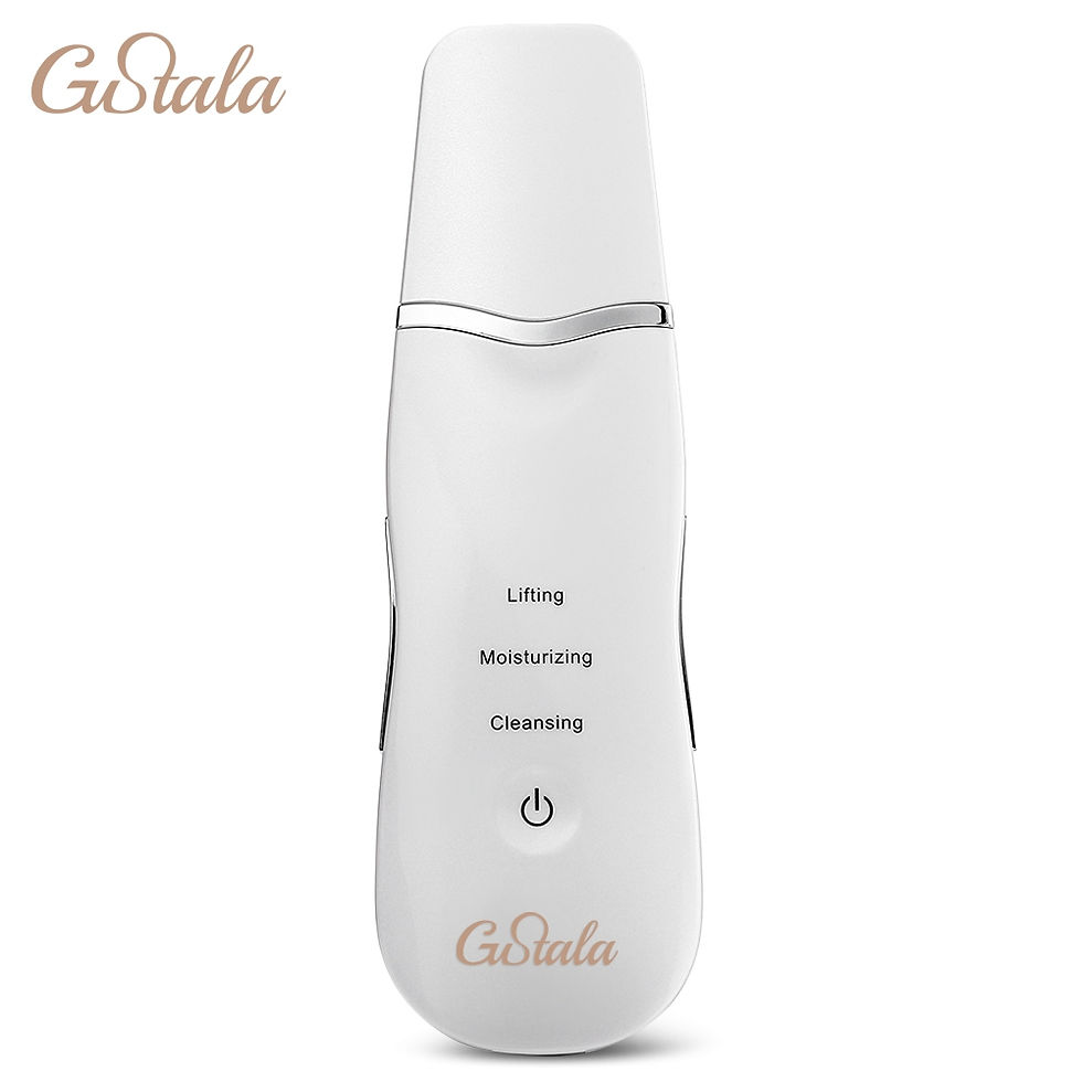 Thumbnail: Gustala Ultrasonic Facial Skin Scrubber Rechargeable Cordless Blackhead Removal