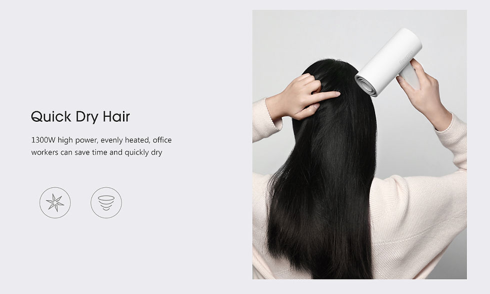 Thumbnail: Reepro RP - HC04 Home High Power Negative Ion Hair Dryer