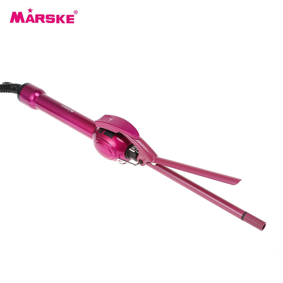 Thumbnail: MARSKE LCD Curling Iron Wand Stick Hair Curler Hairdressing Tool