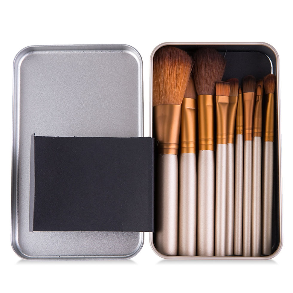 Thumbnail: 12PCs / Set Professional Foundation Makeup Brushes Set Cosmetic Tools Kit