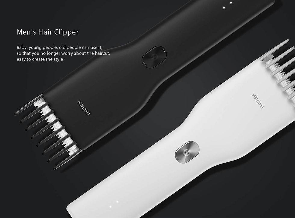 Thumbnail: ENCHEN USB Fast Charging Electric Hair Clipper Two Speed ​​Ceramic Cutter