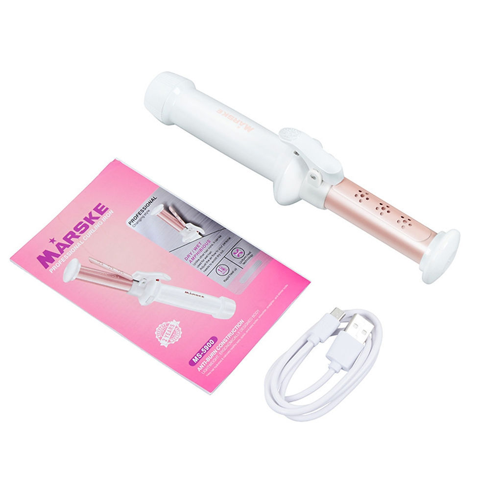 Thumbnail: MARSKE MS - 5900 Portable USB Charging Professional Mini Cordless Hair Curler