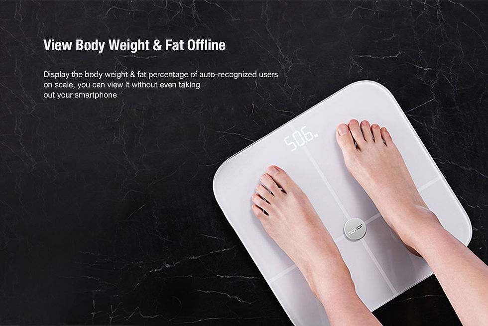 Thumbnail: HUAWEI Honor AH100 Smart Bluetooth Body Fat Scale Electronic Weighing