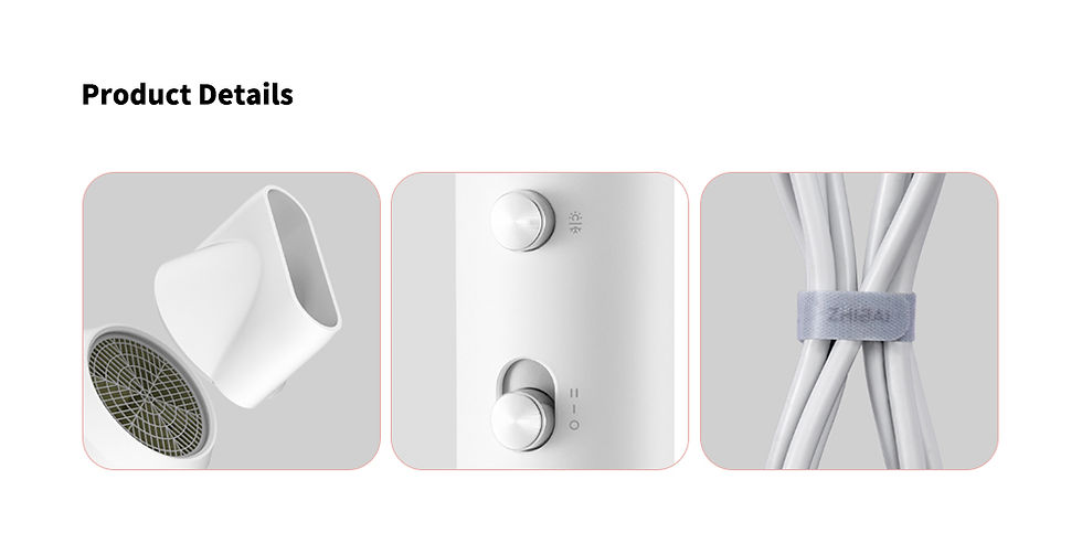 Thumbnail: Zhibai HL311 Household Portable Compact Negative Ion Hair Dryer